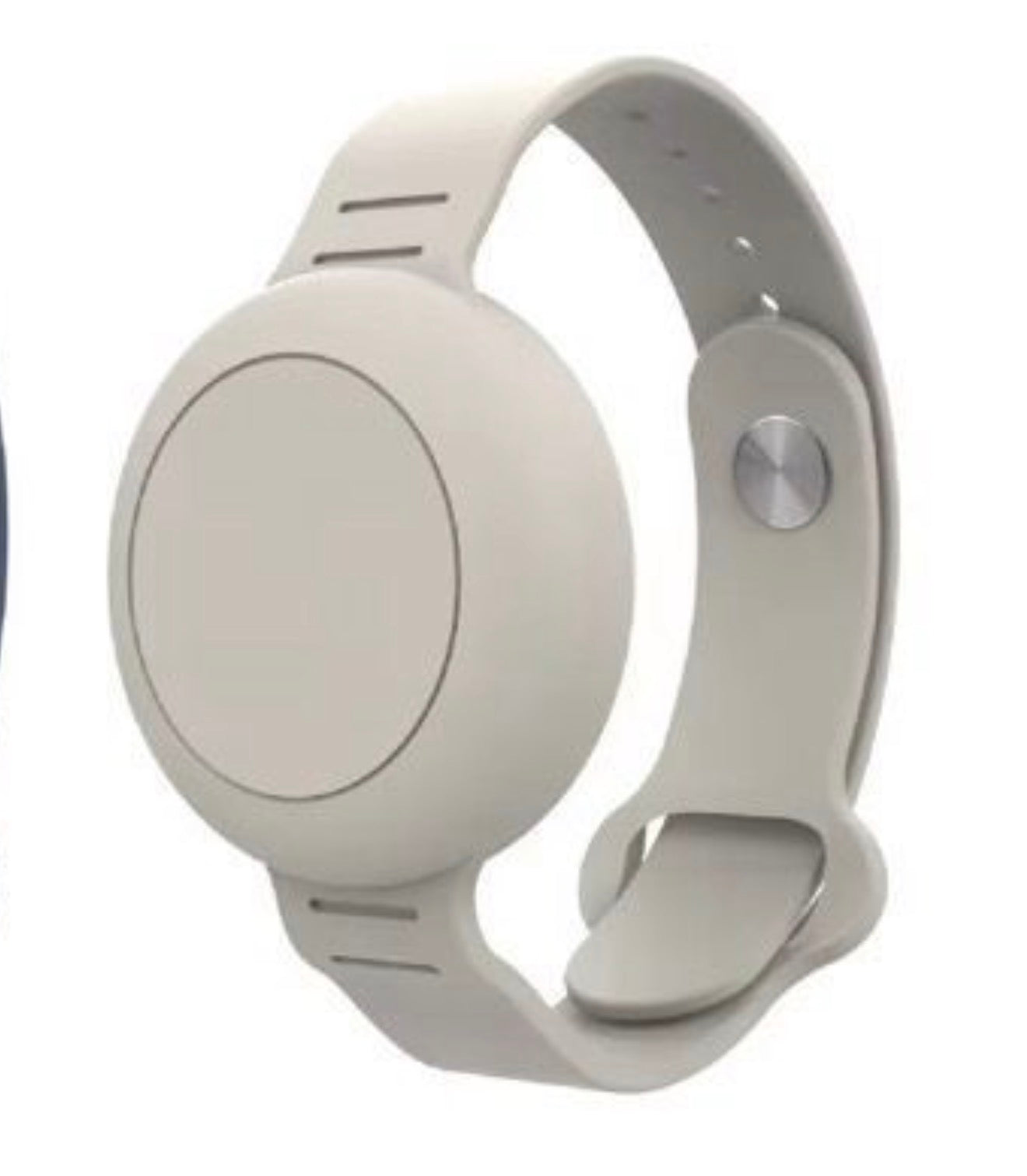 Adjustable Silicone Wristband – Neutral Compatible with AirTag & Android Tracking Tags